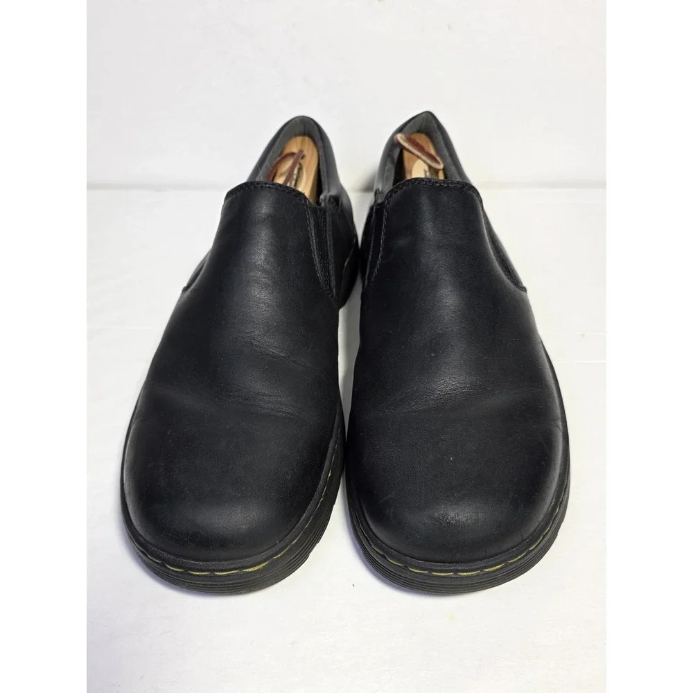 Dr. Martens Tipton‎ Slip On Shoes Black Leather Mens US 12 Made in Vietnam SB2